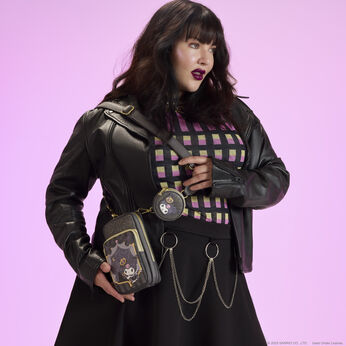 Sanrio Kuromi 20th Anniversary Cell Phone Crossbody Bag with Coin Bag, Image 2